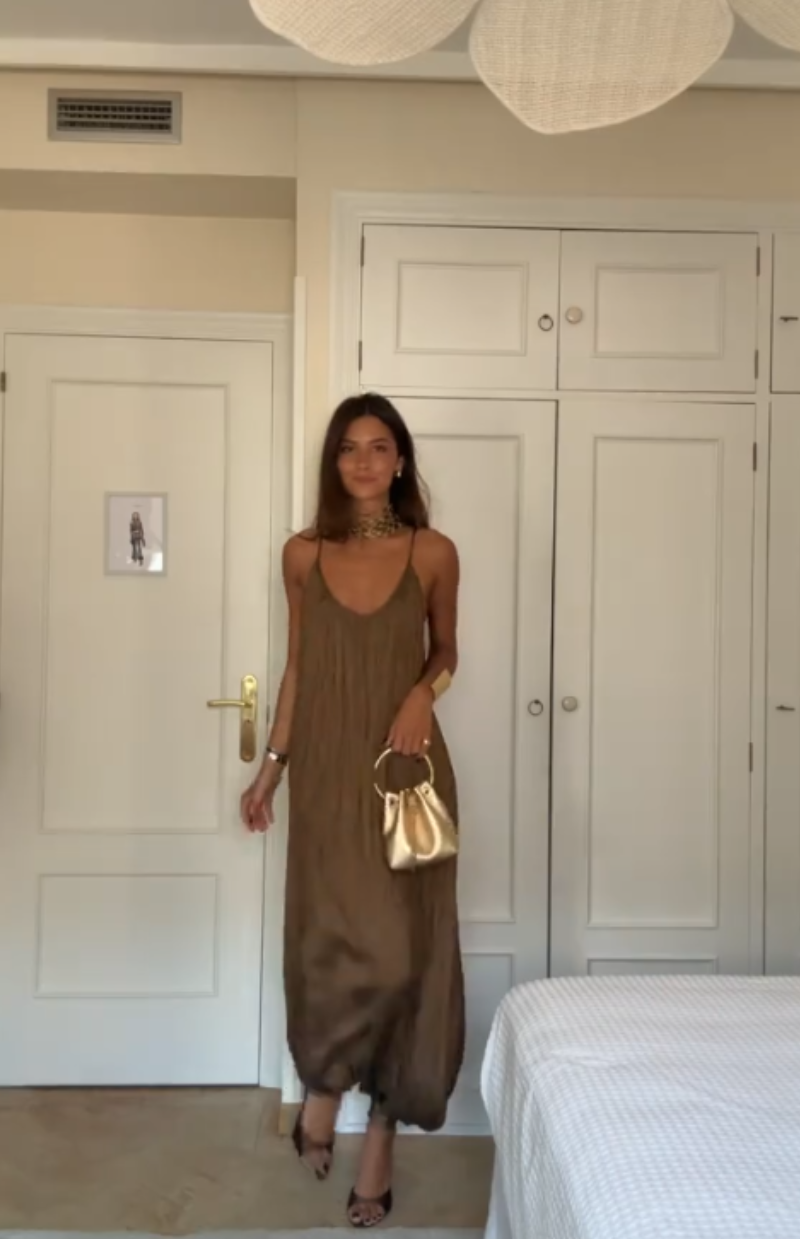 Kaia Crinkle Drape Jumpsuit