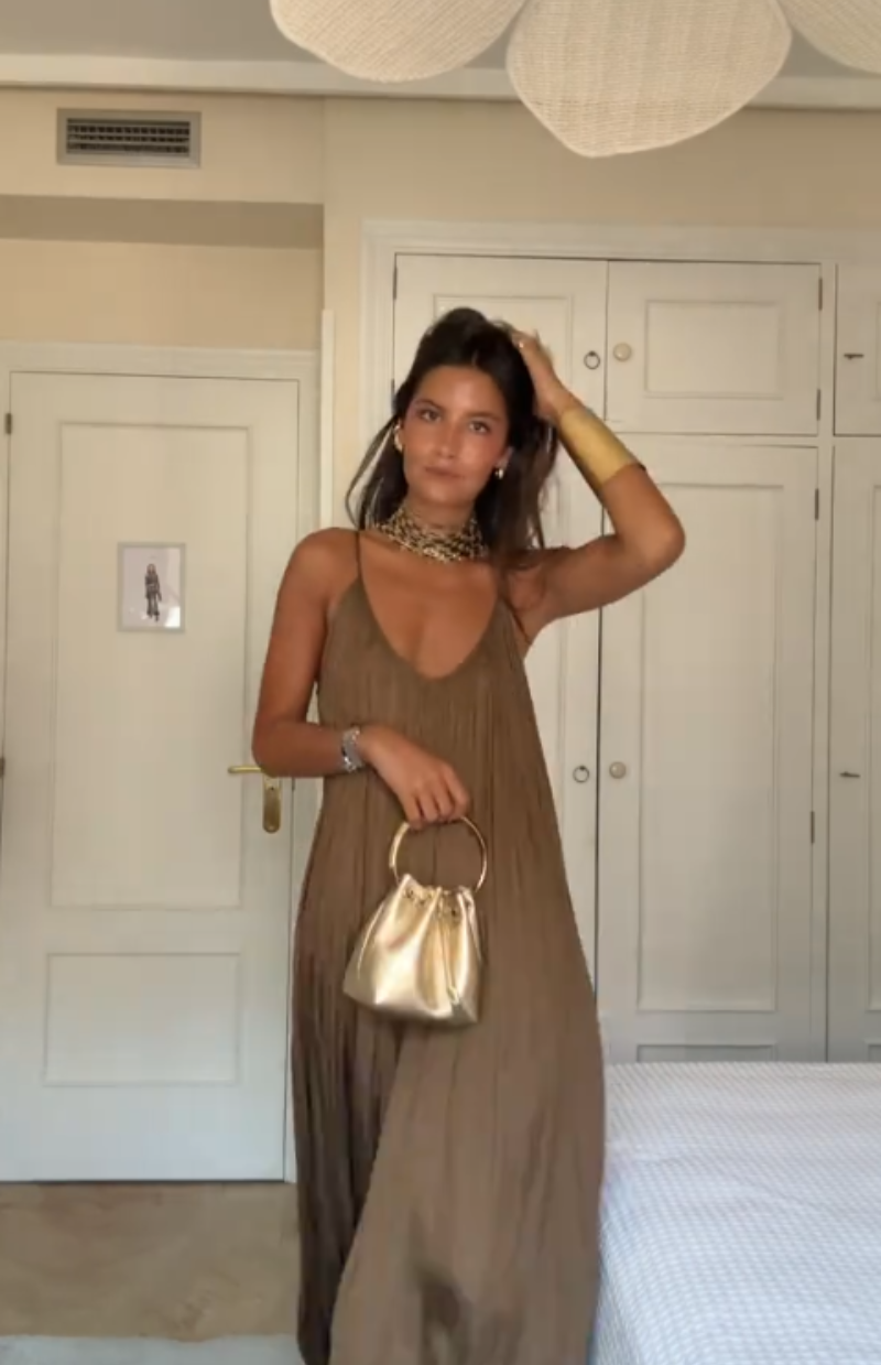 Kaia Crinkle Drape Jumpsuit