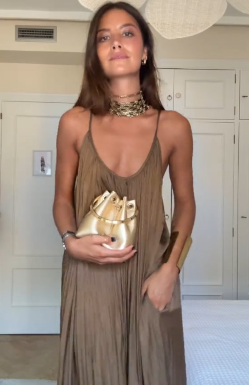 Kaia Crinkle Drape Jumpsuit