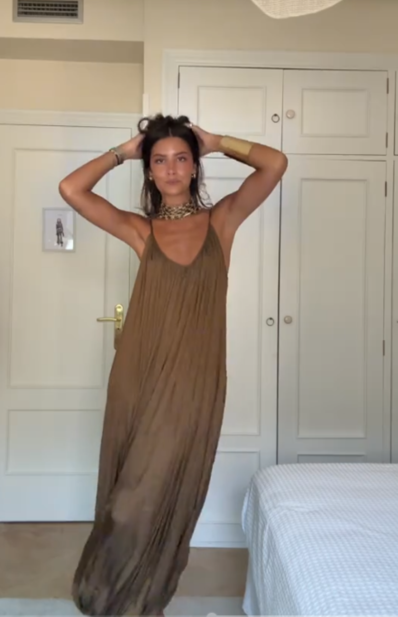 Kaia Crinkle Drape Jumpsuit