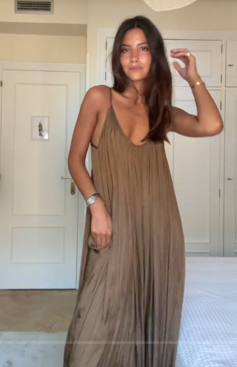 Kaia Crinkle Drape Jumpsuit