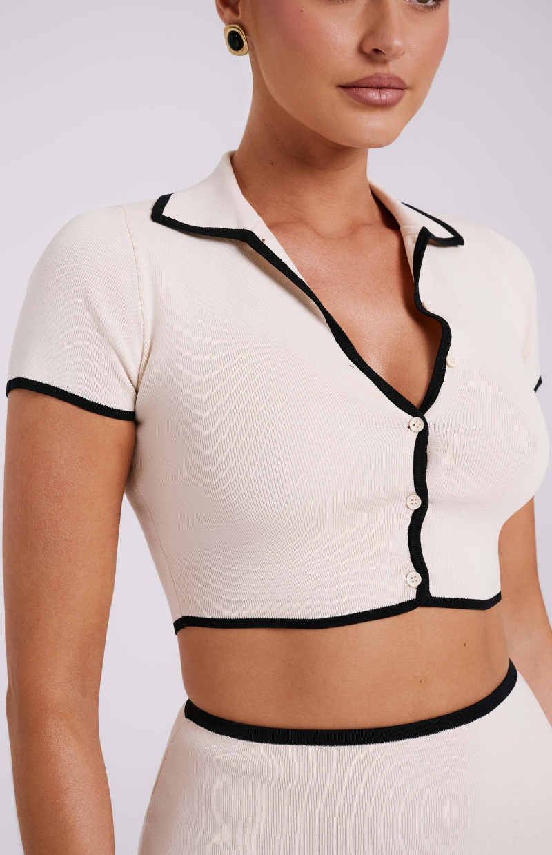 Marlo Contrast Knit Set