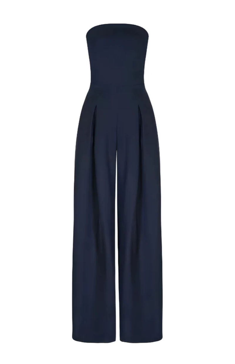 Kayla Strapless Wide-Leg Jumpsuit