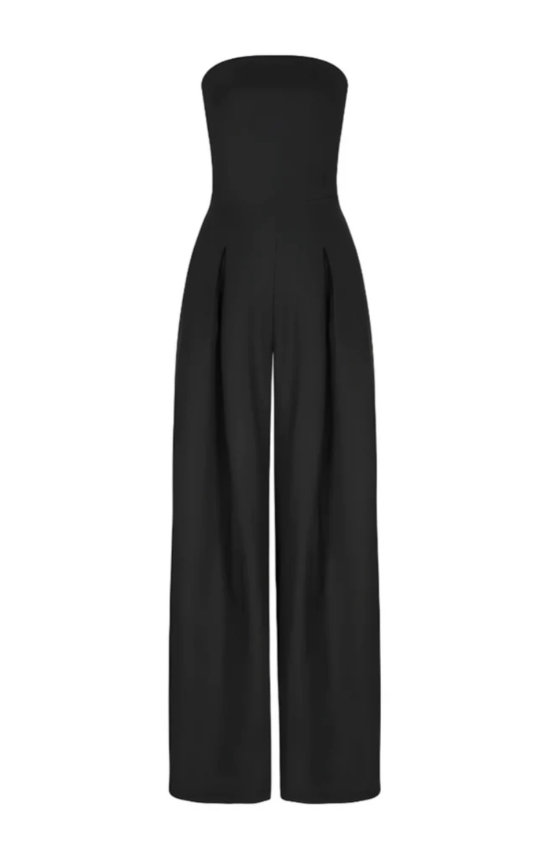 Kayla Strapless Wide-Leg Jumpsuit