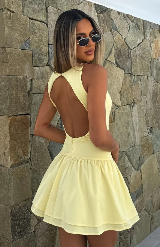 Mini Dress Lemon