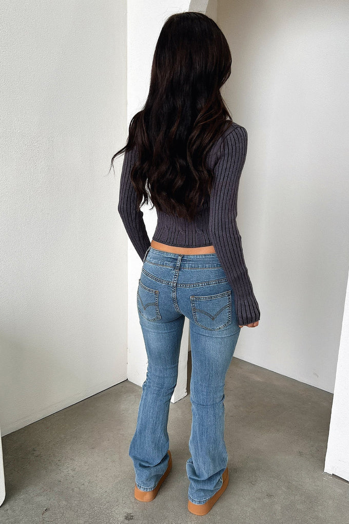 Low Rise Jeans - Blue