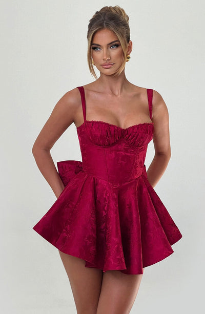 Emma Playsuit - Red